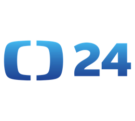 Logo televize ČT24.